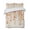 Beige, variant on Quilts Twin XL Size Bedding Set, Rustic Leaves Lightweight Quilted Comforter, Vintage Farmhouse Weeping Leaf Botanical Soft Reversible Bedspread Coverlet with Pillow Covers for All Season, 68" x 98"