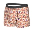 thumbnail image 2 of Haiem Corgi Head with Floal Men's Boxer Briefs, Every Day Comfort Stretch Cotton Moisture-Wicking Underwear-Small, 2 of 9