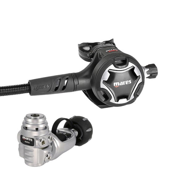 Mares Dual ADJ 62X INT Regulator, Black