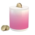 thumbnail image 1 of Ombre Piggy Bank, Dreamy Love Dreamy Inspired Girly Colorful Modern Design Digital Modern Art Print, Ceramic Coin Bank Money Box for Cash Saving, 3.6" X 3.2", Pink White, by Ambesonne, 1 of 4
