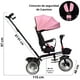 thumbnail image 5 of Carriola tipo Triciclo para Niños Asiento Giratorio 360 JOYKOO Reclinable Luz Sonido Rosa, 5 of 7