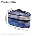 thumbnail image 6 of HELLHERO Marble Pattern Steam Irons Storage Bag Compatible with Full-Size Irons and Accessories Protective Travel Steamer Bag Steam Iron Carrying Case, Bag Only, 6 of 6