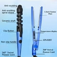 thumbnail image 3 of 3pcs Red Hair Styling Set: Straightener, Flat Iron & V-Shaped Comb - Multi-Functional Tools for All Hair Types, 110V Plug-In, Perfect Holiday Gift, 3 of 10