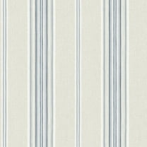Chesapeake Calvados Blue Linen Stripe Wallpaper