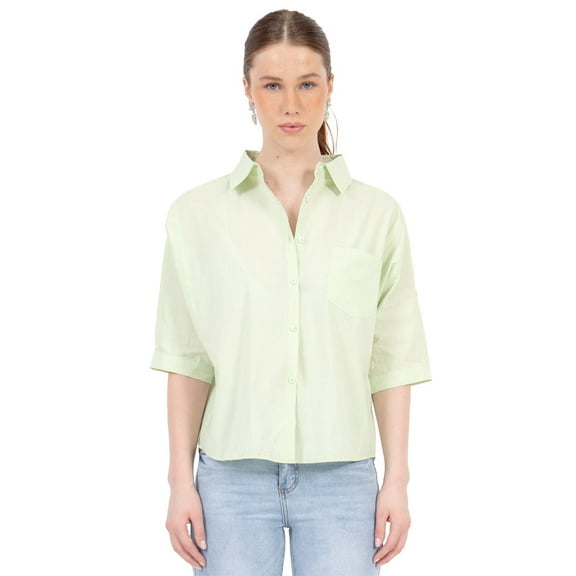 BLUSA PARA MUJER QUARRY CASUAL CUELLO ITALIANO