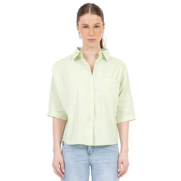 BLUSA PARA MUJER QUARRY CASUAL CUELLO ITALIANO