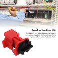 thumbnail image 3 of Breaker Lockout Kit, Structure Détaillée Rouge Apparence Miniature Disjoncteur Lockout Kit Haute Ténacité pour l'Automobile, 3 of 8