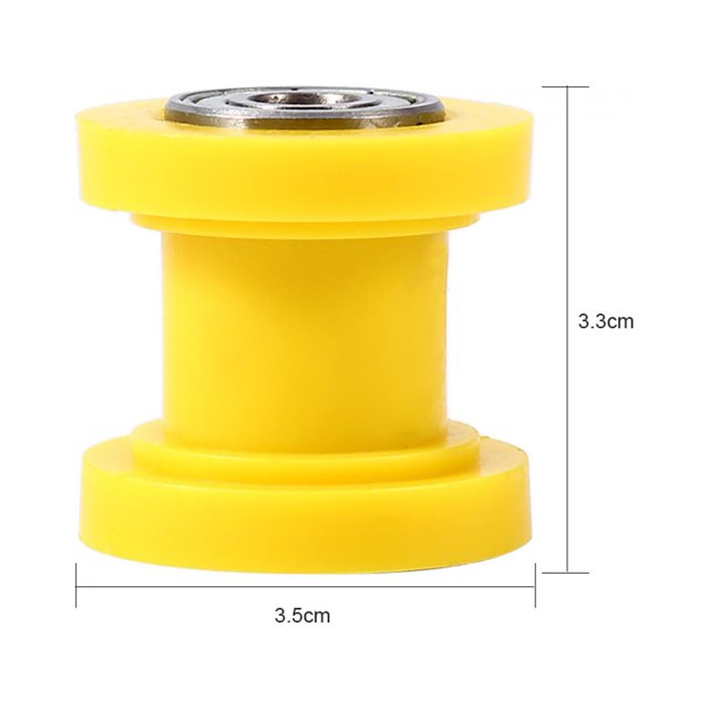 10mm Dirtbike Chain Caster Wheel Guide with Heavy Duty Bearings, for Gasoline Bike Conversion Kits, Assorted Colors