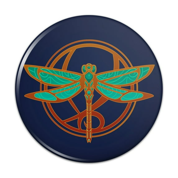 Dragonfly Elegant Pinback Button Pin
