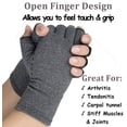 thumbnail image 3 of Arthritis Compression Gloves for Men Women for Arthritis hands, Fingerless Arthritis Gloves for Rheumatoid and Osteoarthritis, Compression Gloves for Arthritis Pain Relief（1 pair）, 3 of 7