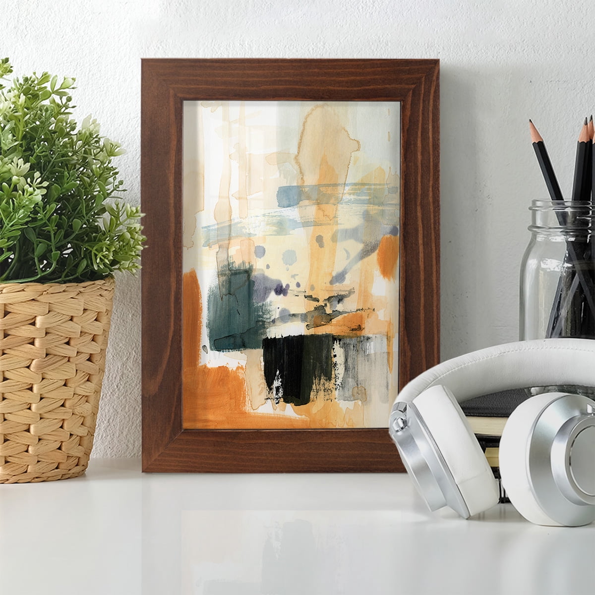 Seria III - Framed Print w/glass - Chestnut
