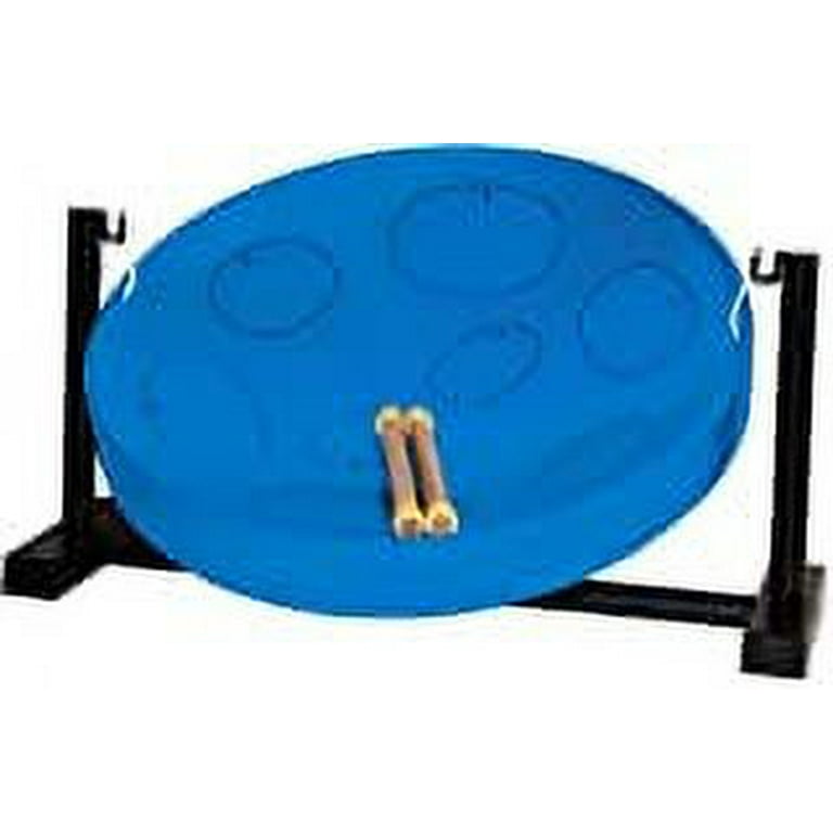 Panyard Jumbie Jam Steel Pan Drum Kit with Table Top Stand Blue