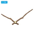 thumbnail image 3 of Uxcell Clock Hands Kit, 3 Set Wooden Clock Mechanism Movement Wall Clock Hands Parts Replacement for 10 Inch Clock, G1, 3 of 5