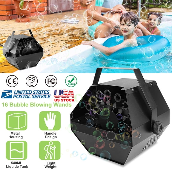 Automatic Bubble Maker Machine High Output Auto Blower Party Stage Wedding Decor