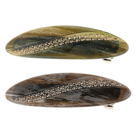 Dünne Metall-Barrette Haarspangen – 6 Cm, Ungefedert, In Silber, Schwarz, Gold & Roségold