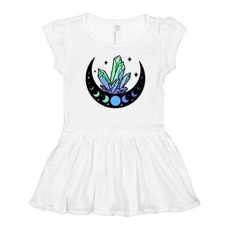 

Inktastic Crystals and Moon Phases Gift Toddler Girl Dress