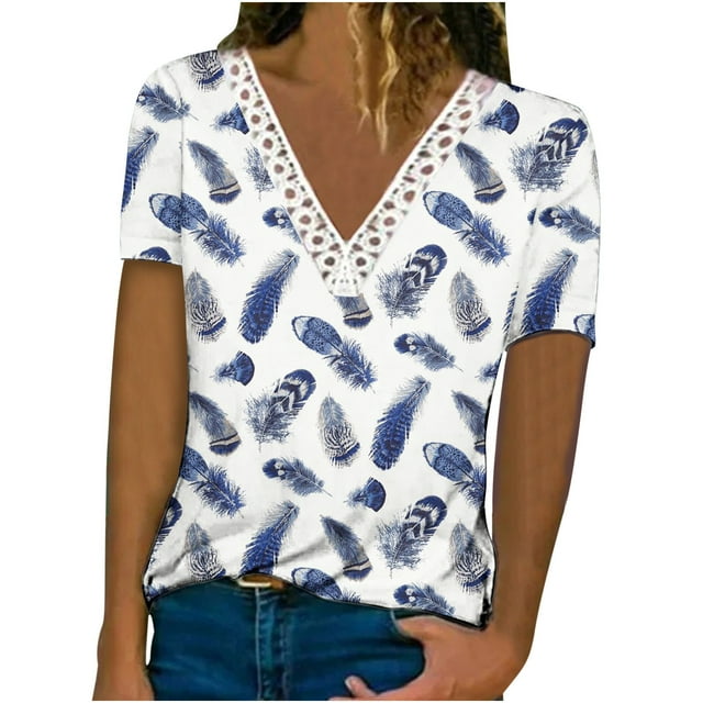 Pompotops Femmes de la Mode Casual Manches Longues Boutons Sweatshirt Imprimé Confortable Tops Blouse