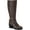 Dark Grey, variant on Baretraps Womens Tempist Faux Leather Knee-High Boots Black 6.5 Medium (B,M)