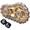 thumbnail image 2 of Cadena de metal Fidget Toy Cadena de acero inoxidable Fingertip Gyro Stress Relief Hand Ejercitador Juguete para autismo ADHD Creative Fingertip Juguete sensorial para niños Adulto Estudiante Oficina, 2 of 11