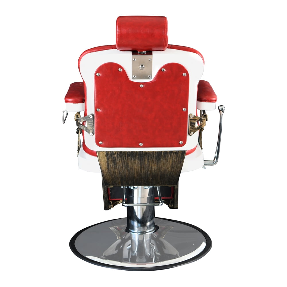 Kepooman Artist Hand Hydraulic Barber Chair, Salon Chair for Hair Stylist Tattoo Chair Shampoo Salon Equipment, Red Kepooman Artist Hand Hydraulic Barber Chair, Salon Chair for Hair Stylist Tattoo Chair Shampoo Salon Equipment, Red