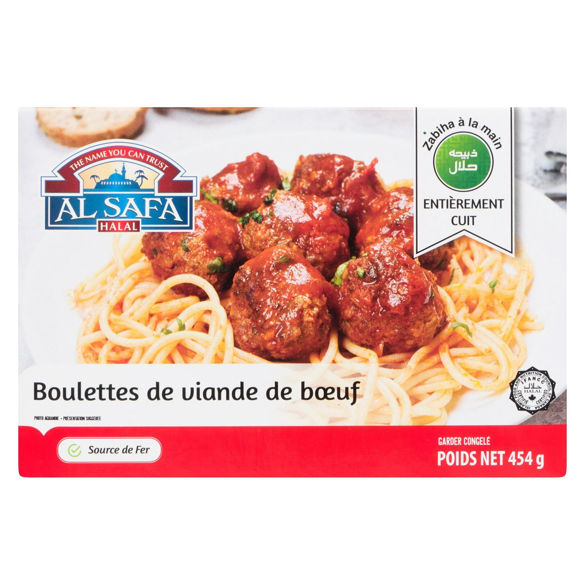 Al Safa Halal Fully Cooked Beef Meatballs