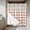 Brown, variant on Orange Plaid No Hook Shower Curtain Waterproof,Bathroom Curtains with Snap in Liners and See Through Top Window,Gradient Geometric Buffalo White Checkered Hotel Bathtub Curtains Shower 72"Wx84"L