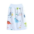 thumbnail image 2 of Herrnalise Toddler Baby Boys Girls Cotton Cute Cartoon Pattern Waterproof Impermeable Leakproof Diaper Pants Skirt, 2 of 3