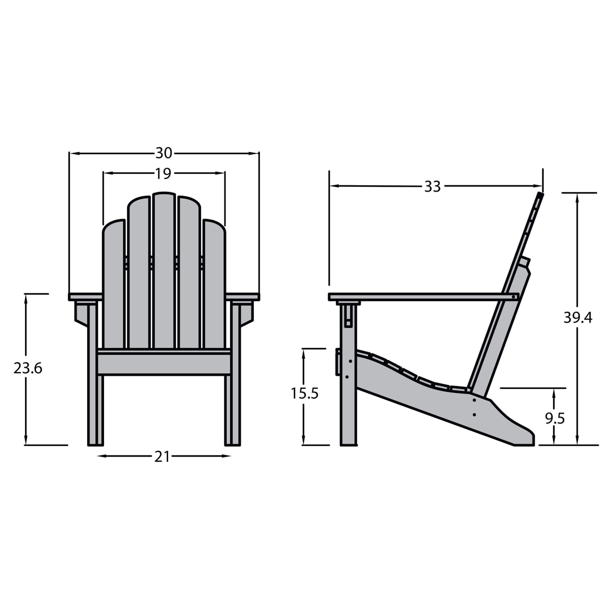 Classic Westport Adirondack Chair