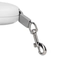 thumbnail image 3 of Retractable Dog Leash Automatic Traction Leash with Soft Ergonomic Handle, Telescopic Pet Lead for Small & Medium Dogs (White, 13 inches / 33 cm), 3 of 4