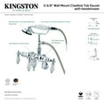 thumbnail image 2 of Kingston Brass CC421T5 Adjustable Center Wall Mount Tub CC421T5, 2 of 2