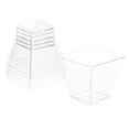 thumbnail image 4 of LEEYNEER 25 Pcs Dessert Cup Transparent Pudding Cups Plastic Tableware Transparent Dessert Mugs, 4 of 6