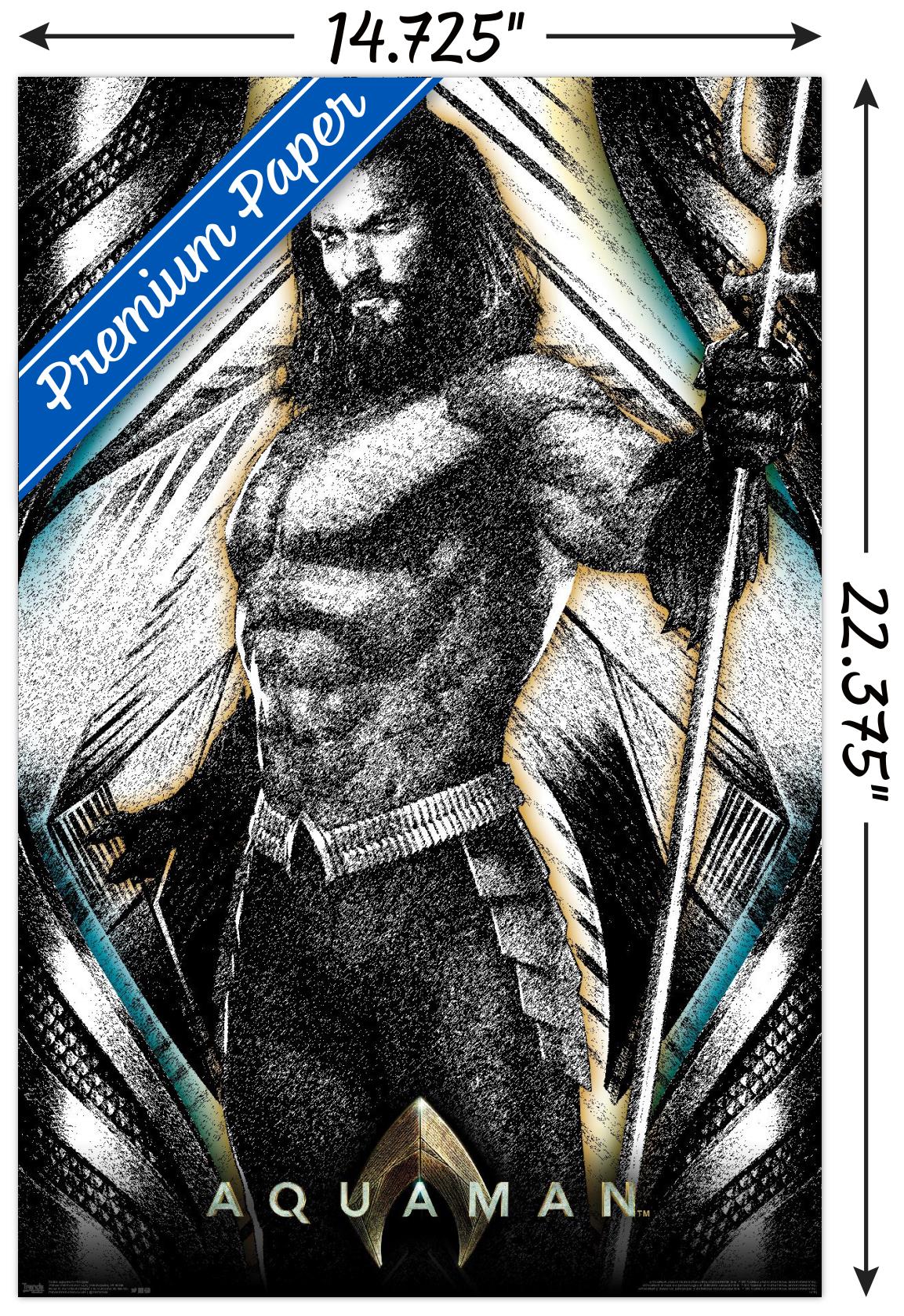 DC Comics Movie - Aquaman - Graphic Wall Poster, 14.725" x 22.375"