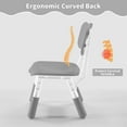 thumbnail image 4 of VibrantEcho Adjustable Kids Chair, 3 Level Height Adjustable Child Chair, Toddler Chairs for Children Boys Girls Age 2-8, Child Seat Set Suitable for Home Family Classroom Nursery Indoor Use (2-Pack), 4 of 6