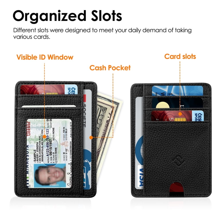 Fintie RFID Blocking Minimalist Wallet, Credit Card Holder photo 3