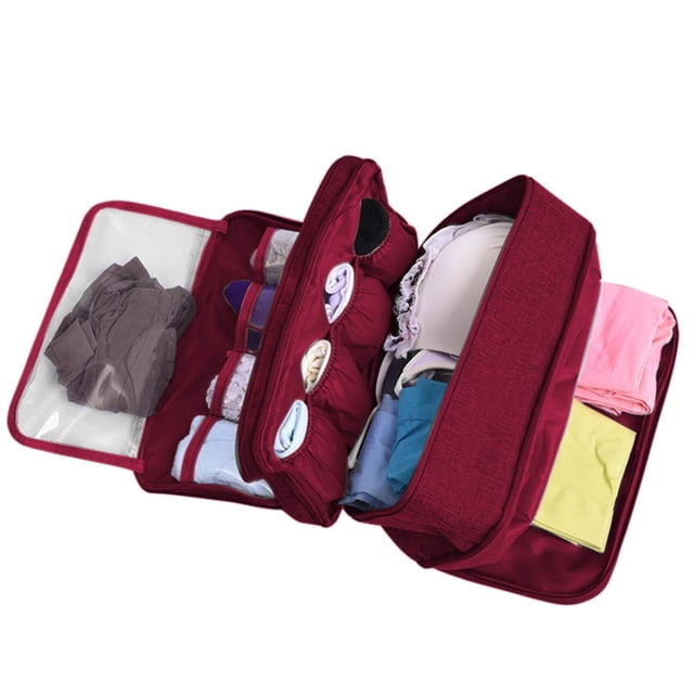 Bolsa organizadora de ropa interior de viaje MOSSTYUS para mujeres y hombres