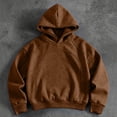 thumbnail image 3 of Chiccall Mens Fleece Hoodie Oversized Long Sleeve Solid Hooded Sweatshirts Casual Fashion Athletic Pullover, 3 of 6