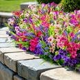 thumbnail image 4 of Scidweet Artificial Fake Flowers Outdoor, 18 Bundles Faux Flowers Plastic Lavender Plants Spring Summer Outside Home Porch Garden Window Box Decor, 4 of 6