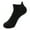 Black, variant on PULLIMORE 3 PairsMens Ankle Sports Socks Breathable Cotton Cushion Low Cut Sock for Athletic Running (3 Colors)