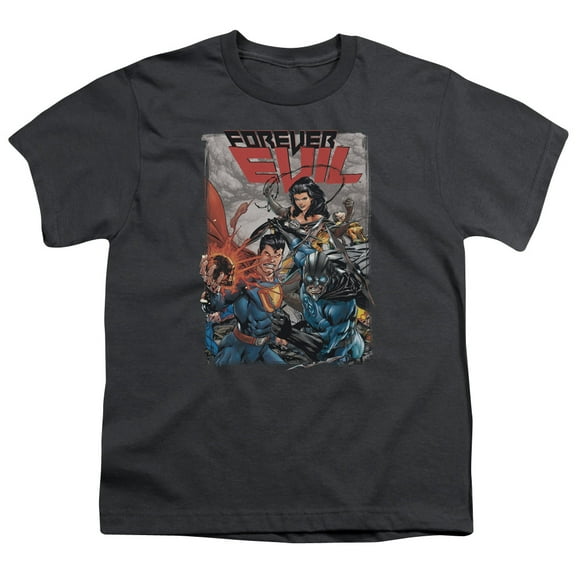 Jla - Crime Syndicate - Youth Short Sleeve Shirt - Large