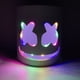 thumbnail image 3 of Máscara de DJ LED de Halloween - Festival de música Disfraces de fiesta de Halloween Cosplay Light Up Máscara de cabeza completa Casco Juguetes, 3 of 5