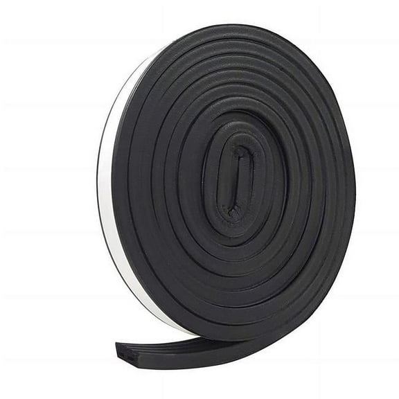 Frost King® V27BK Premium Cellular Rubber Self-Stick Weather Stripping Tape, 9/16" x 5/16" x 10', Black