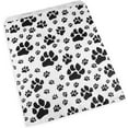 thumbnail image 4 of 20 Bags of our white 8.5" x 11" Decorative Flat Paper Gift Bags - Paw-Print Pattern on White Bags - for Sales/Treats/Parties Cookies/Gifts., 4 of 6