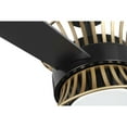 thumbnail image 4 of Progress Lighting P250110-30 Bisbee 56" 3 Blade Indoor Led Ceiling Fan - Black, 4 of 13
