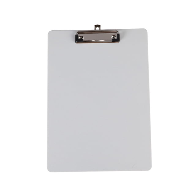 Portapapeles de metal, resistente, reciclado, resistente, a prueba de herrumbre, placa para hoja de tamaño A4, para lugar de trabajo, laboratorio, médico, oficina, enseñanza
