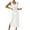 White, variant on Taqqpue Women's Crochet Swimsuit Cover Up Solid Color V Neck Sleeveless Ribbed Sweater Dresses Casual Summer Loose Fit Long Beach Dress