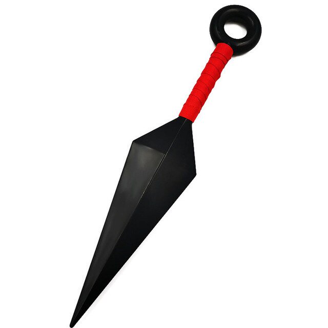 Figuras de Naruto de Anime de 26CM, Kunai, Kakashi, arma, Uzumaki, utillaje para lanzar, colección de dibujos animados, juguetes de modelos de plástico, regalos Fivean Figuras de anime