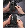 VIPERADE VE18N-M EDC Pouch, Pocket Wallet with 3 EDC Slots+2 Zipper Pockets, 1 Large Pocket for Notebook or Cellphone, Slim EDC Pocket Organizer for Men (Black)