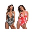 thumbnail image 7 of Women's One Piece Sexy Beachwear Swimsuit Swimwear Bathing Suit Monokini Bandage Push Up Summer Beach Swimming Surfing, 7 of 7
