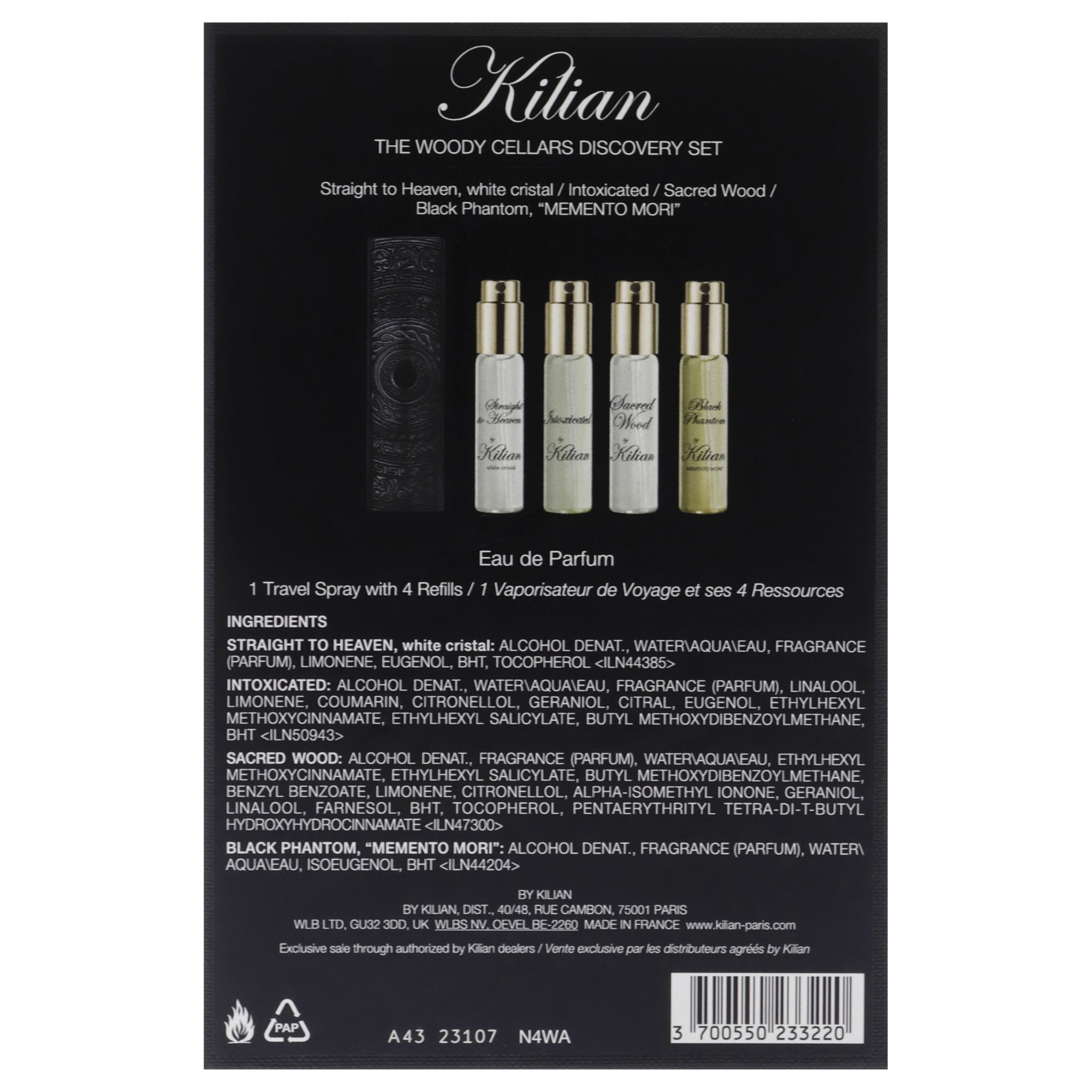 Kilian The Woody Cellars Discovery Set , 5 Mini Gift Set - Walmart.com