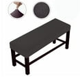 thumbnail image 3 of Stretch Bench Covers Rectangle Slipcovers Non Washable Seat or , Gray, 3 of 9